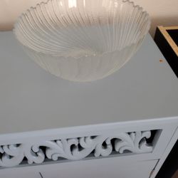  Nice Glass Salad Bowl With 6 Salad Dishes 