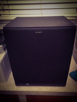 Sony Powered Subwoofer