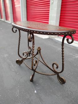 Half Moon console table