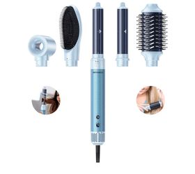 Hair Dryer Brush, Air Styler, 5 in 1 Hair Styler, Air Curler High-Speed Negative Ionic, Unlock The Ability to Curl, Volumize, Smooth & Dry—Upgrade, Li