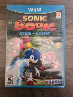 NEW SEALED Sonic Boom Rise of Lyric Nintendo Wii U