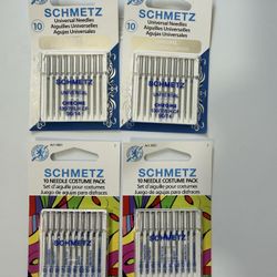 NEW Schmetz Sewing Machine Needles Bundle - 4 Packs (40 Needles)
