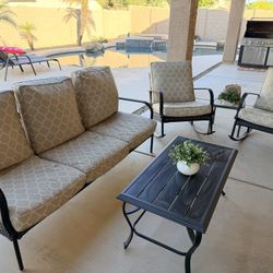 Patio And Out Door Set Sofa And Two Chairs