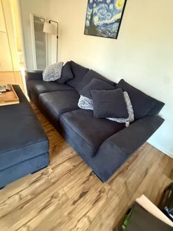 Custom with warrantied couches from living space