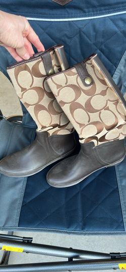 Coach rain boots