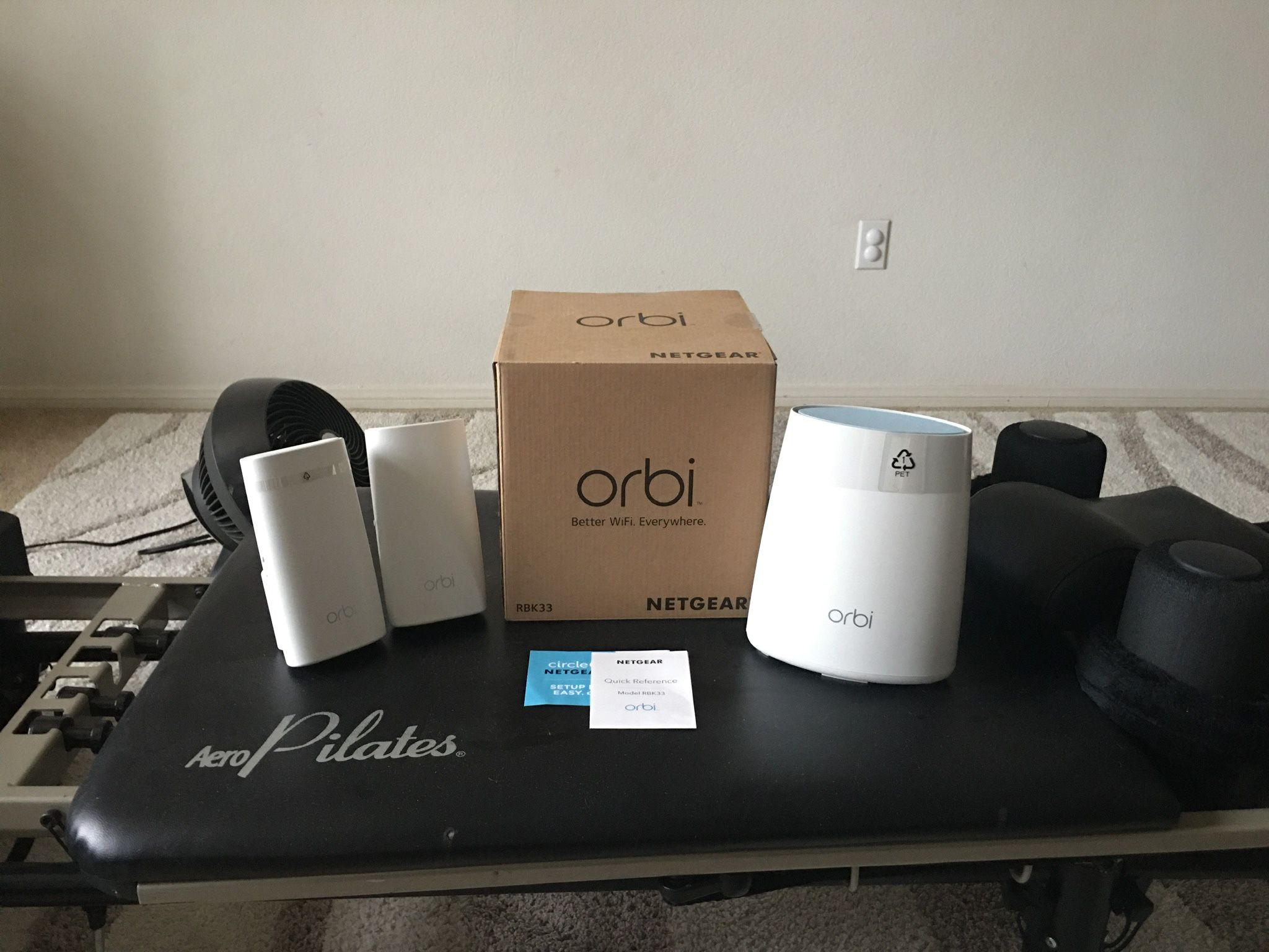Netgear Orbi mesh WiFi network router and satellite system $75