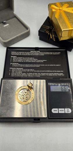 Solid 14kt Gold Love Pendant Dije De Amor Oro Solido 14kt