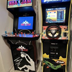 NEW Assembled - NBA Jam Shaq Edition + The Fast And The Furious standing  arcade games