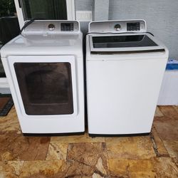 Samsung Top Load Washer, Samsung Electric Dryer 
