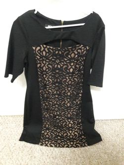Women's black and brown dress size 13