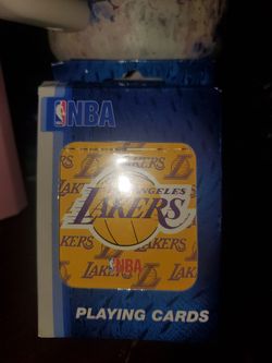 Official NBA Los Angeles Lakers playing cards