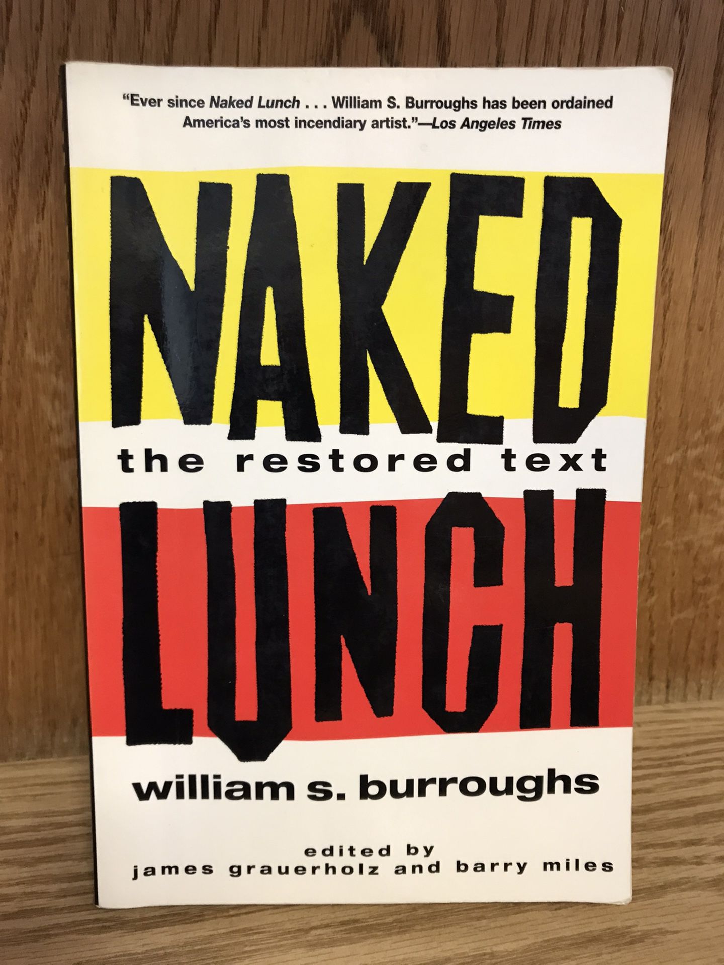 NAKED LUNCH - William Burroughs - Novel Book