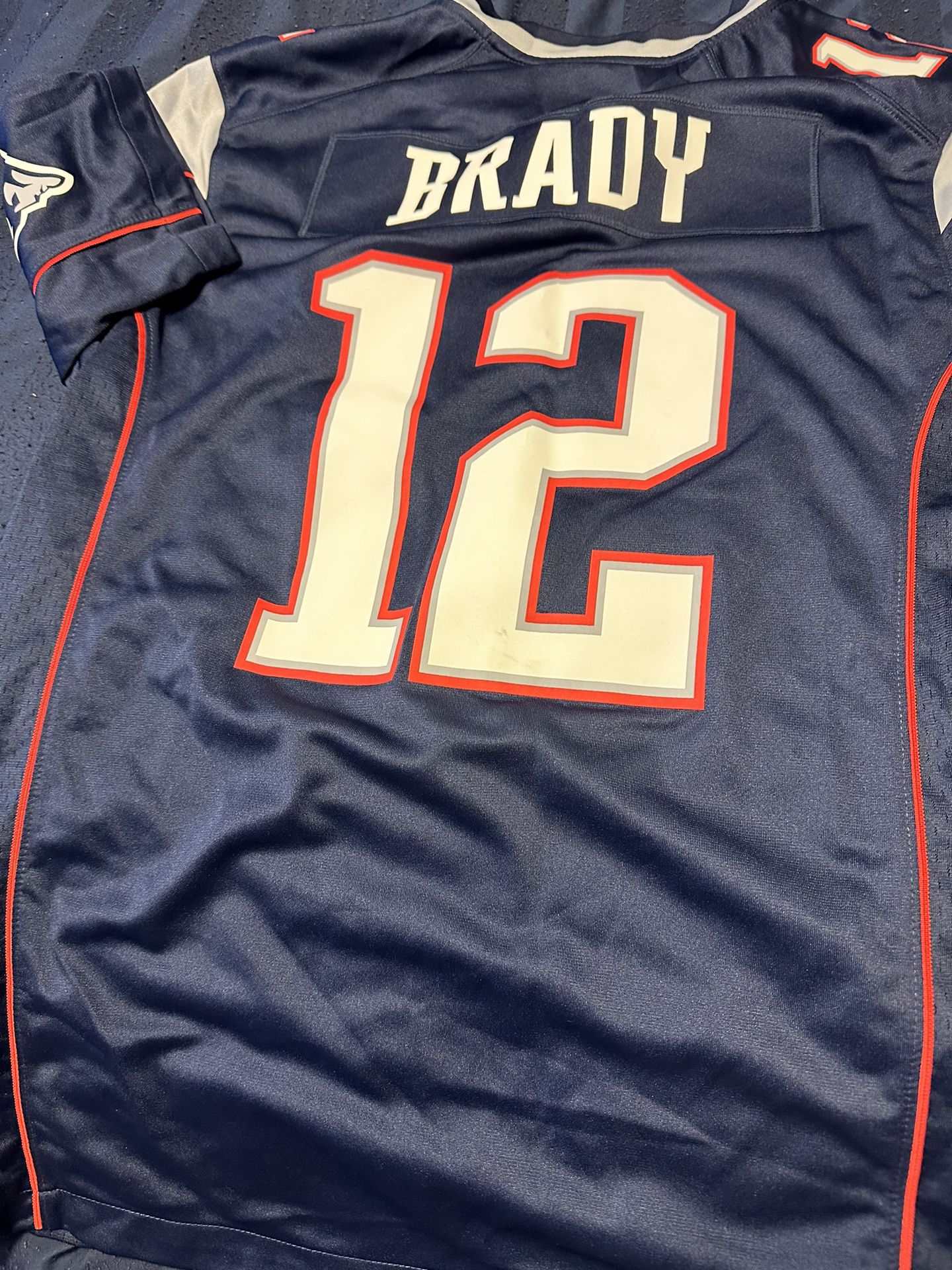 Tom Brady Blue Super Bowl Jersey New 