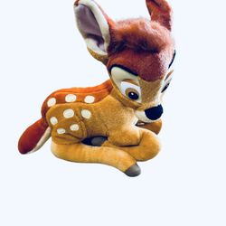VTG Disney Sitting Bambi 10” Plush Stuffed Toy Applause