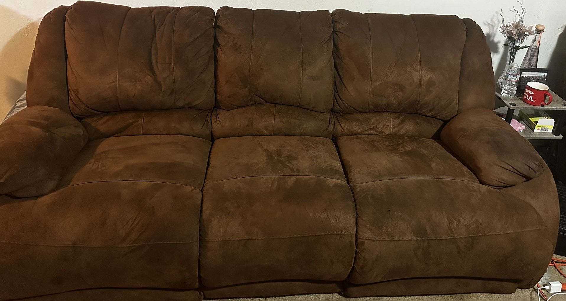 Free Couches and Living Room Rug 