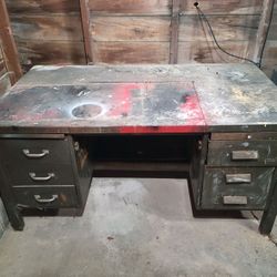 General Fireproofing Metal Desk