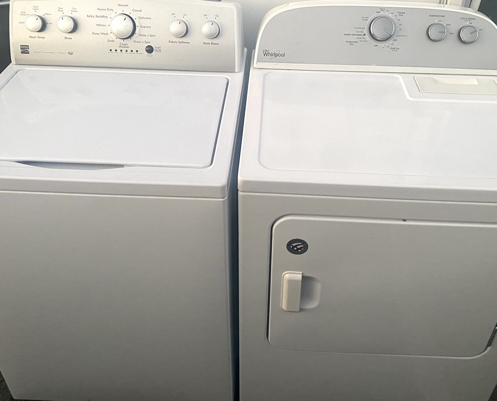 Kenmore Washer And Dryer 
