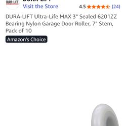 3” Nylon Garage Door Rollers 