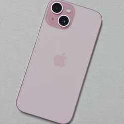 Like New iPhone 15 Pink 5G For T-Mobile Metro MetroPCS Sprint Lycamobile TruConnect Mint Ultra Mobile With Apple Warranty