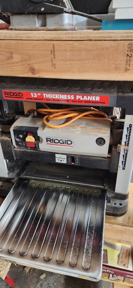 Ridgid Planer TP1300 Series OBO