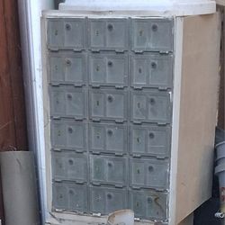 Antique 18 Unit Mailbox
