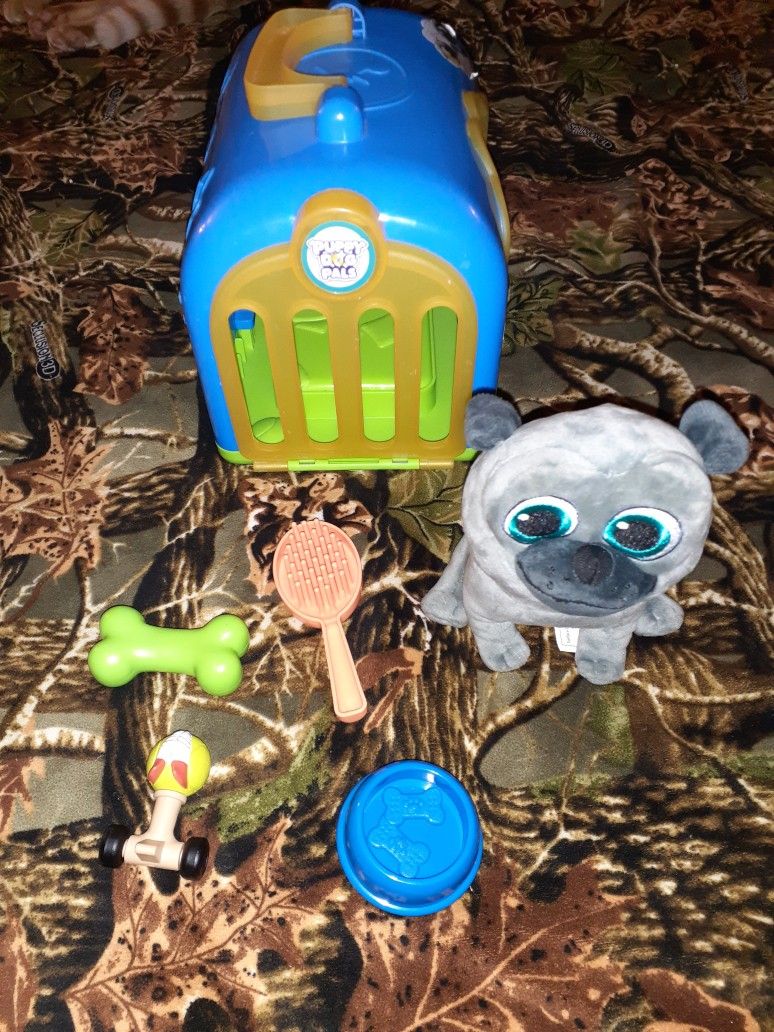 Puppy Dog Pals Groom And go Pet Carrier (Bingo)
