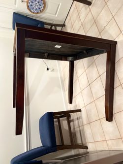 Solid Wood 42” Square Counter Height Table