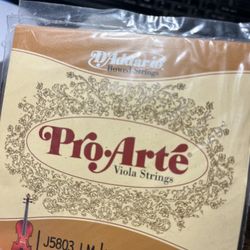 D Addario Pro Arte Long Scale Viola G String New 