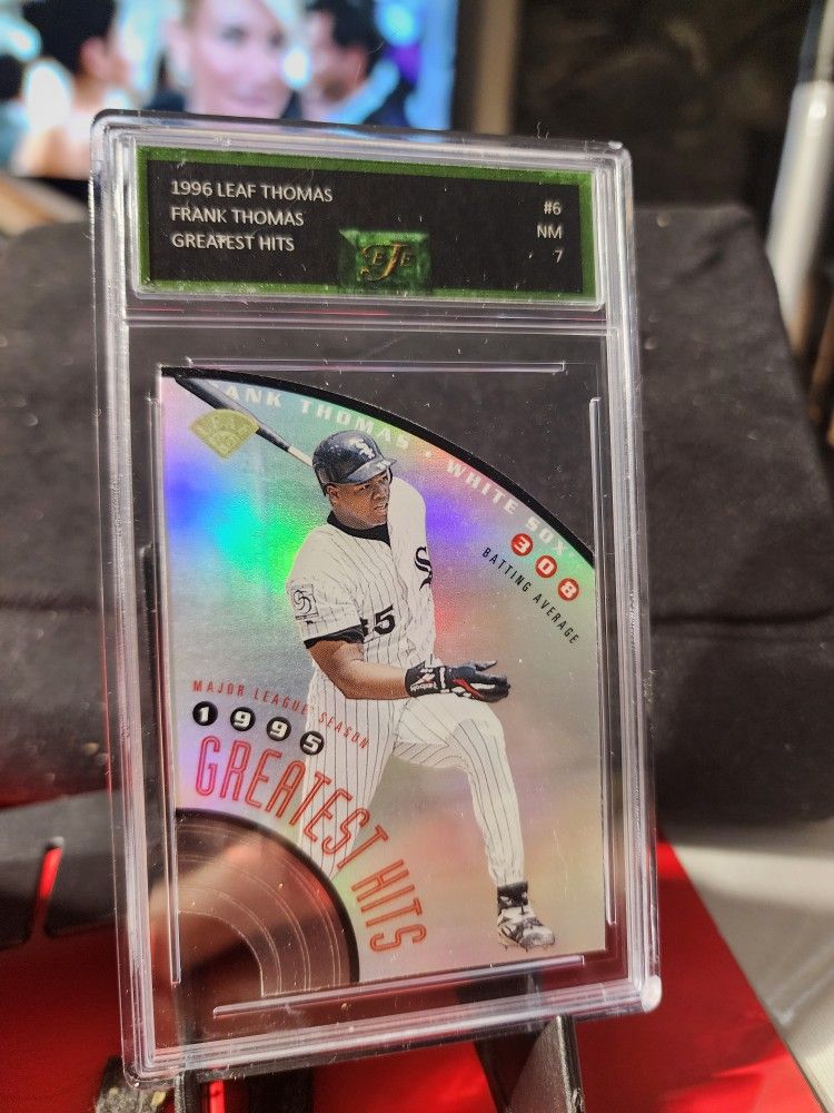 1996 Leaf Greatest Hits /5000 Frank Thomas #6 HOF EJE NM 7