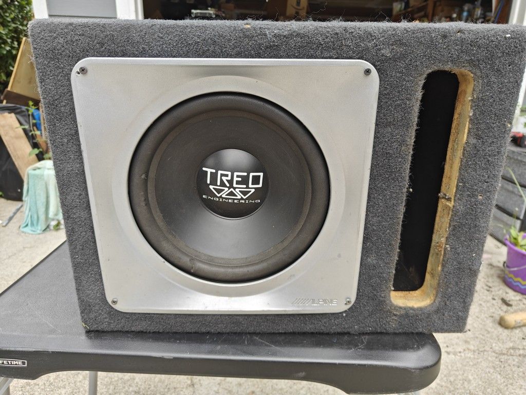 Treo 12" Subwoofer In Alpine Ported Bod