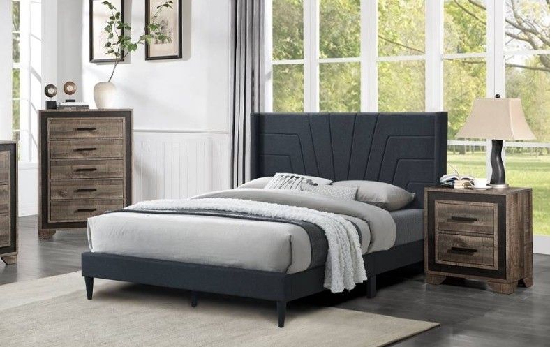 Queen Bed Frame With Mattress 