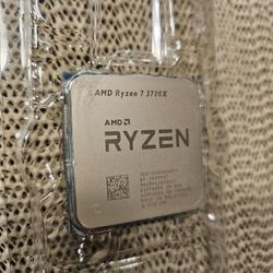 Amd Ryzen 3700x CPU Used
