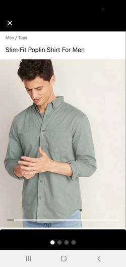 Shirts men slim fit