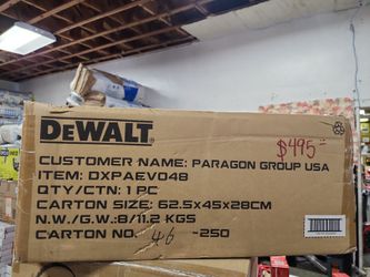 DEWALT
Level-2 Wall Mounted Electric Vehicle EV Charger up to 48 Amps, 240-Volt AC 11.5 Kw, 25 Ft. Cable, Weatherproof