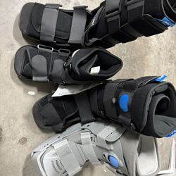 Ossur FormFit Black Air Walker Boot Hook and Loop Strap for Either Foot