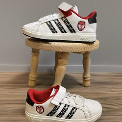 Adidas Court 2.0 Marvel Spiderman Size 2 Used 
