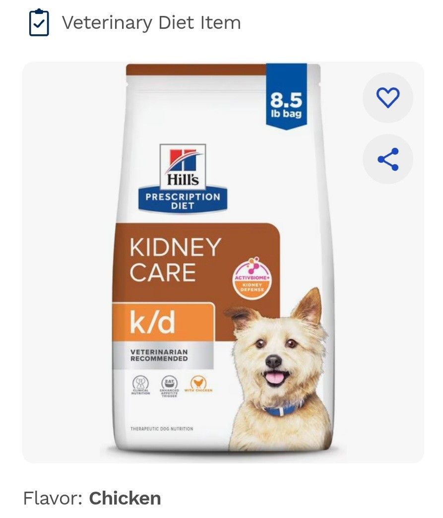 Hills k/d Dog Food
