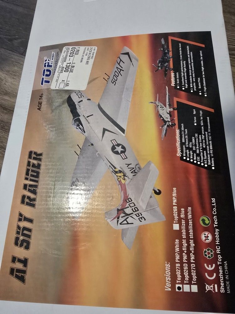 A1 Skyraider from Top RC Hobby