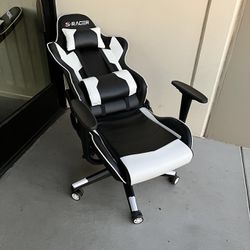 New Game Chair Black White Office Chair