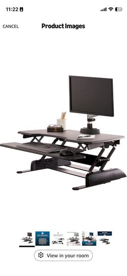 Sit to stand desk top