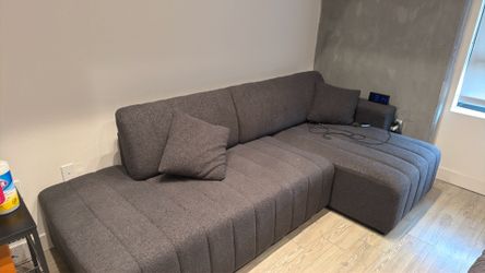 Gray sofa