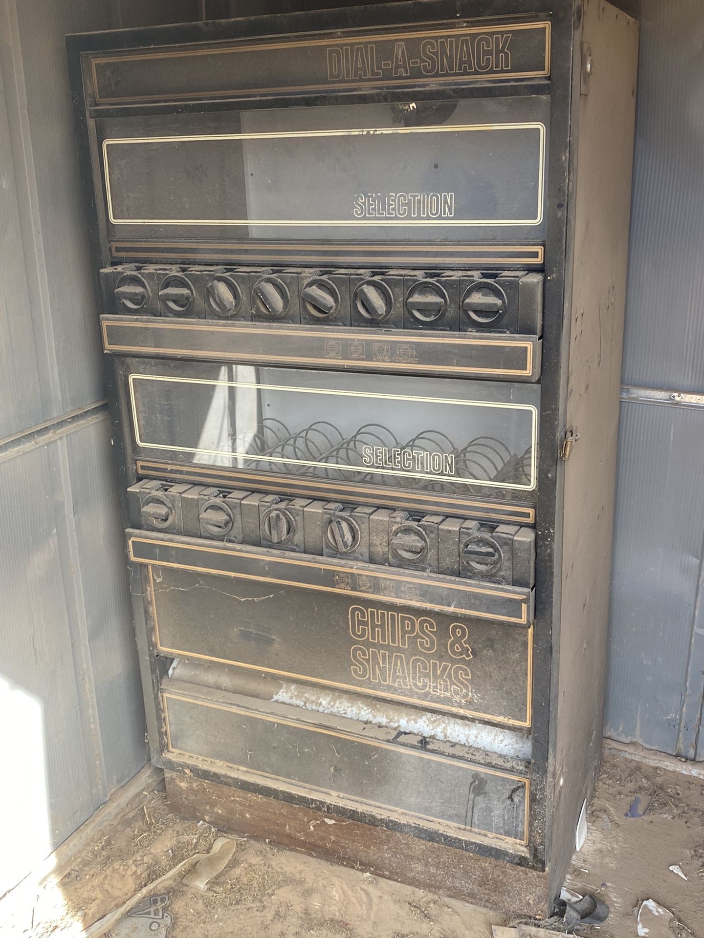 Vintage Dial A Snack Vending machine
