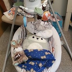 Woodland Animal Themed Swing