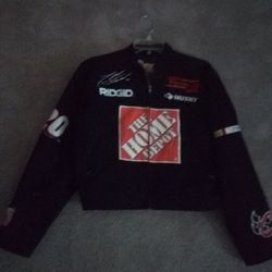 Tony Stewart's Black Home Depot Women's Race Jacket
