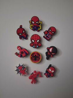 Spiderman Croc Charms