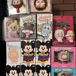 PopMart (Labubu, Crybaby, Dimoo World, Mickey Family)