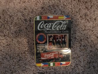 Coke Metal Collector Cards