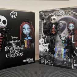 Monster High Skullector The Nightmare Before Christmas Jack Sally Doll 
