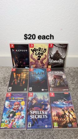 $20 each Nintendo switch games