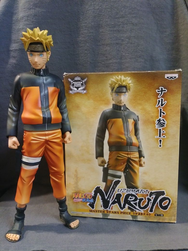 10" Uzumaki Naruto Shippuden Master Stars Piece Japanese Statue/Collectible